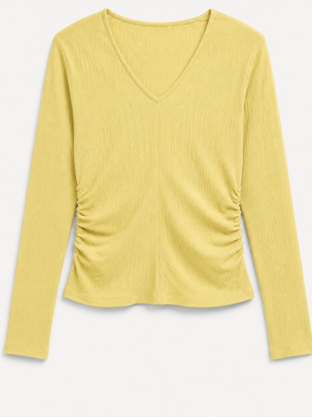 Banana Republic Factory Crinkle Jacquard V-Neck Top – Size M - NWT